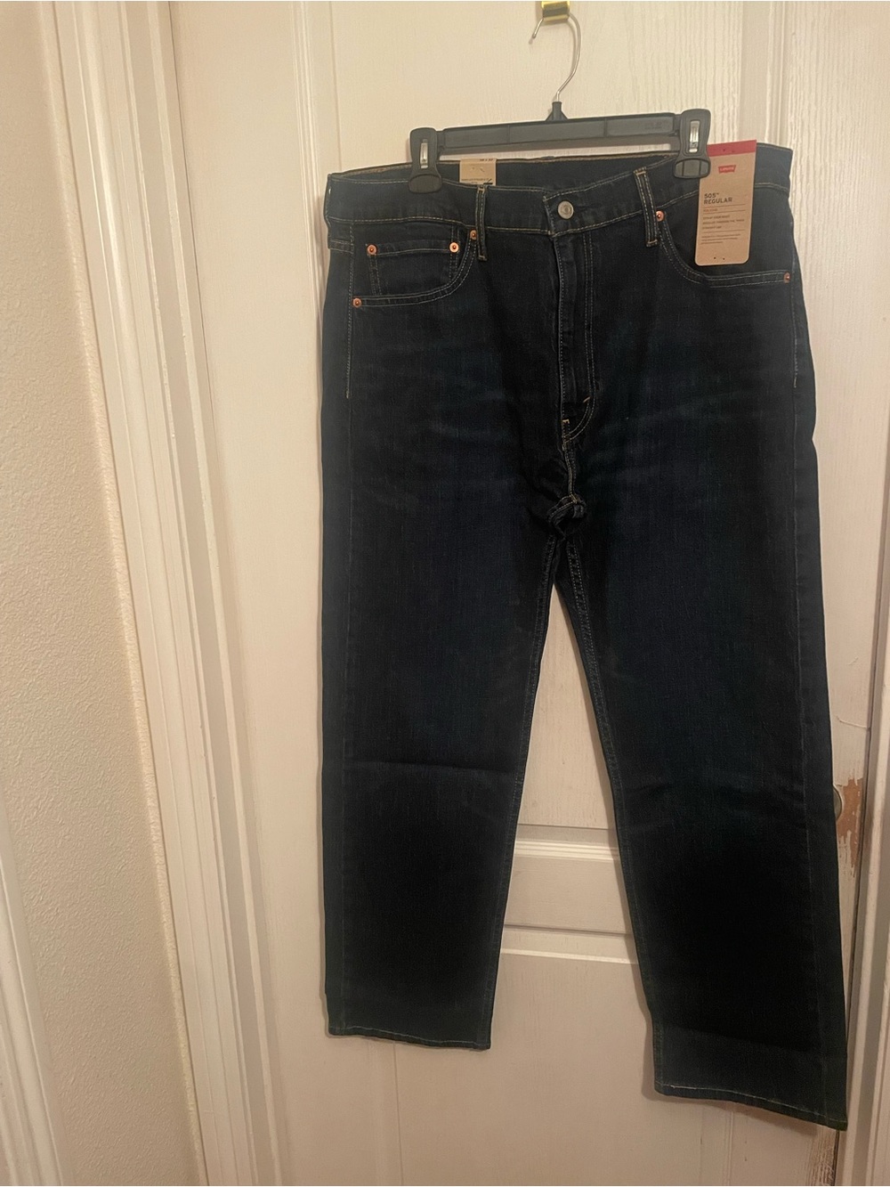 Levi's Men's Dark Blue Straight Jeans